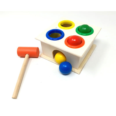 Wooden Ball & Hammer Game