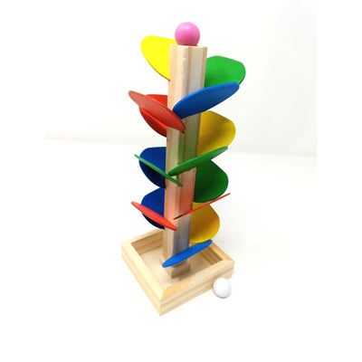 Wooden Rolling Down Ball - Tree Set