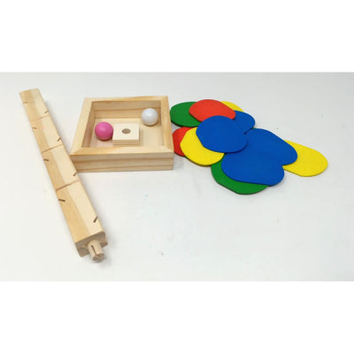 Wooden Rolling Down Ball - Tree Set