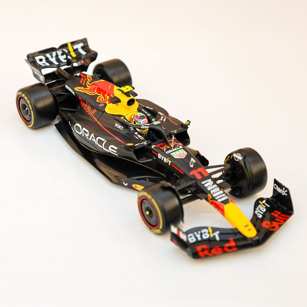 Original Licensed Oracle Red Bull Racing RB 19 2023 Diecast Car - Sergio Perez | Scale 1:24 (14 Years till Grown Ups)