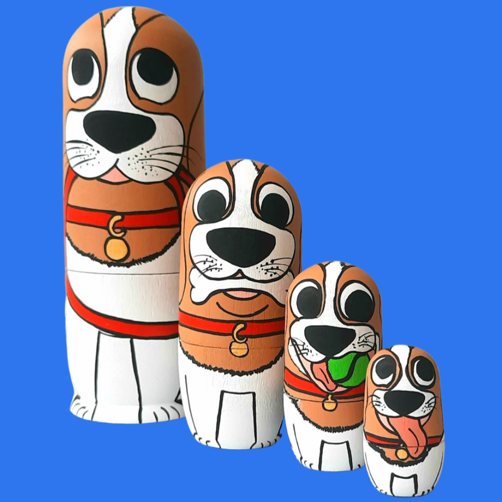 Pup Nesting Play Dolls Set (Set of 4)