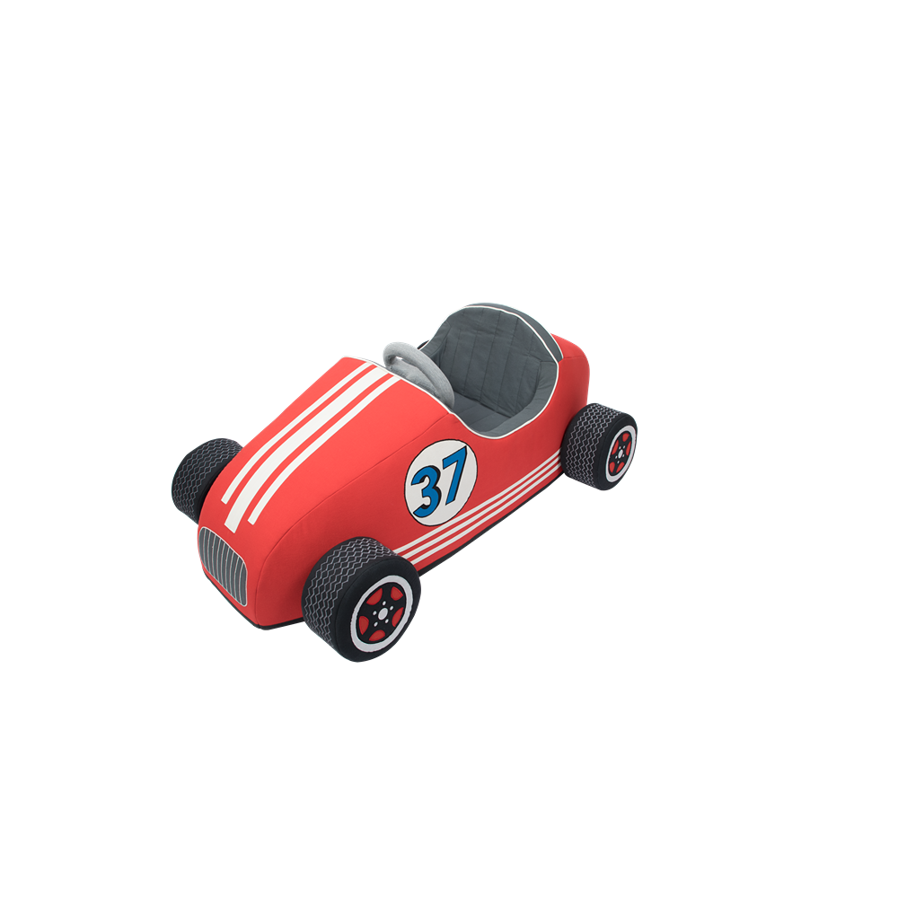 Plush Speedster Car (Red) | Sit in Toy | COD not Available