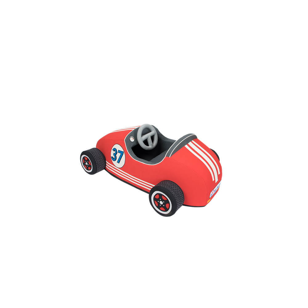 Plush Speedster Car (Red) | Sit in Toy | COD not Available