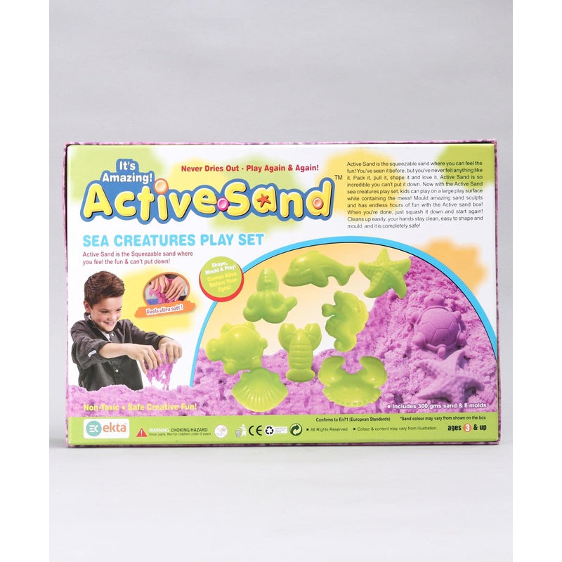 Active Sand Sea Creatures Play Set - Activity Kit (2-8 Years)