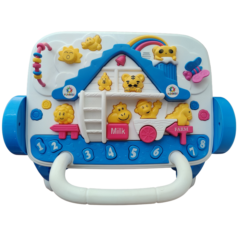 Educational Baby Musical Activity Walker(16 Musical Sound with Dancing Lights WA)-111E Blue