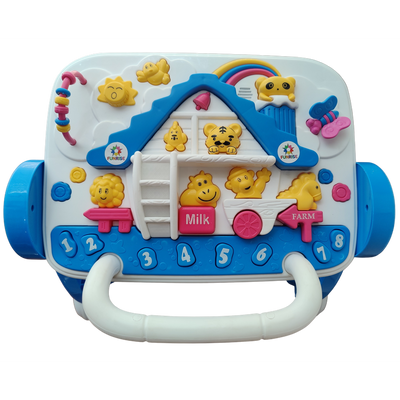 Educational Baby Musical Activity Walker(16 Musical Sound with Dancing Lights WA)-111E Blue