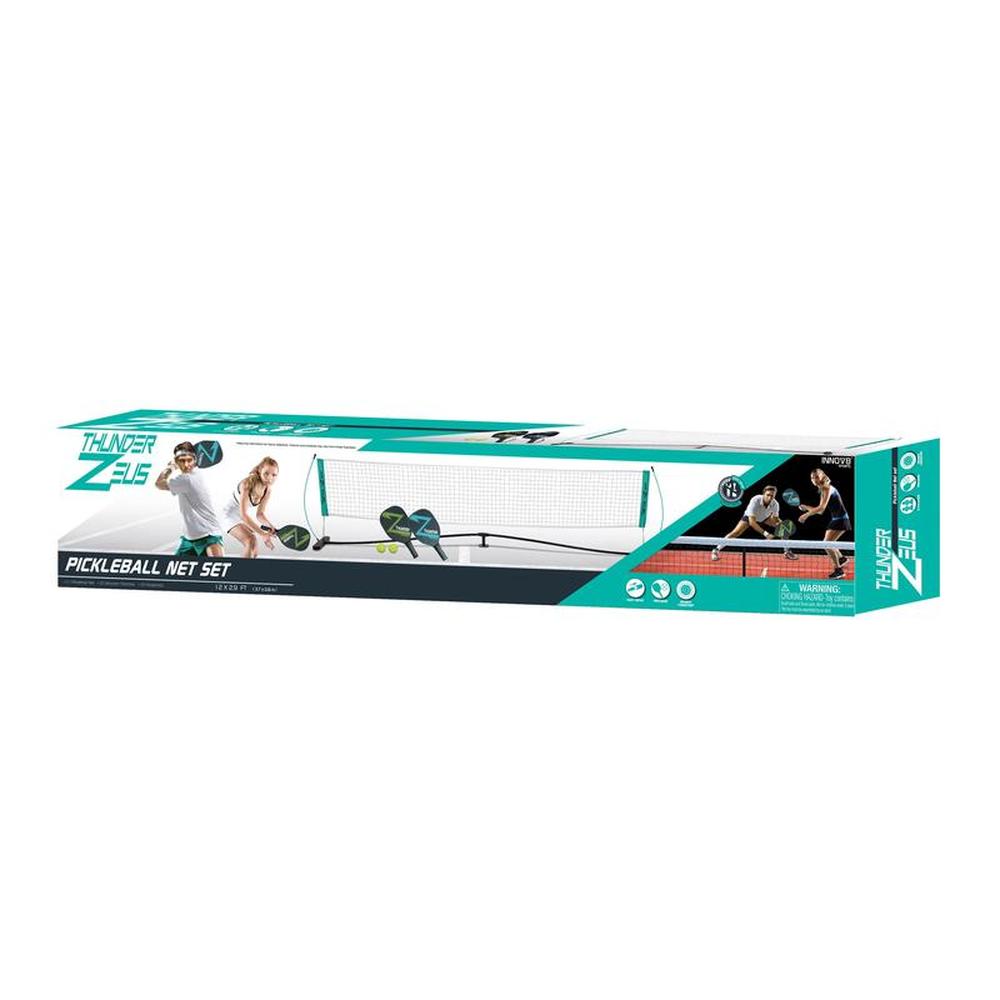 Innov8 Pickleball Youth Set - Premium Net, 5 Ply Maple Paddles & Balls (5-12 Years)
