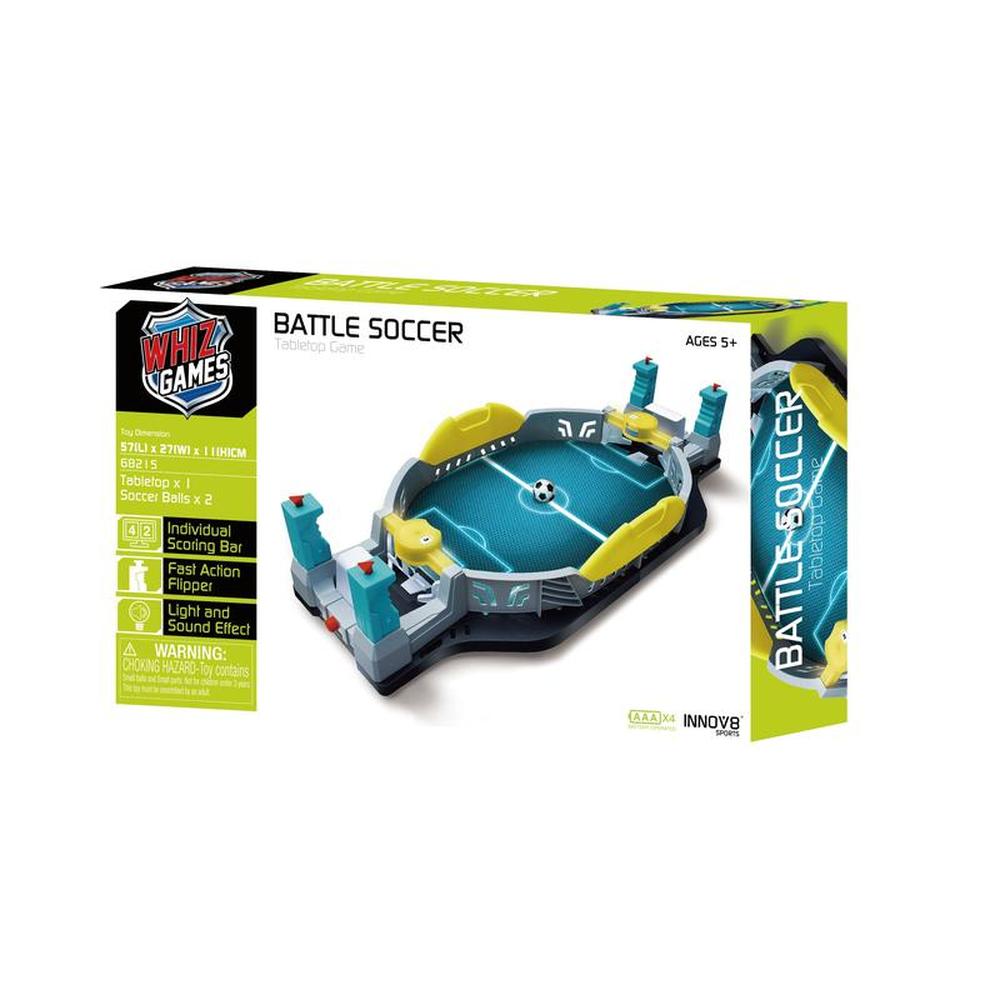 Innov8 Battle Soccer Tabletop Game | Lights, Sound & Flippers (5-10 Years)