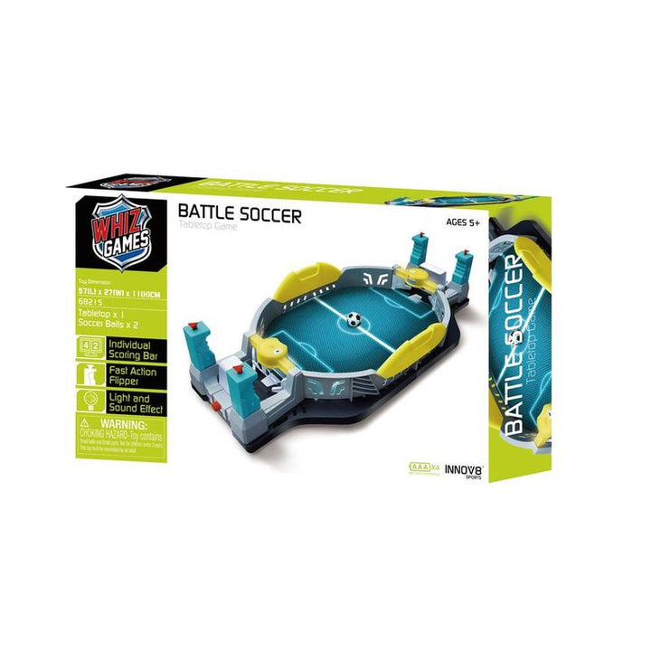 Innov8 Battle Soccer Tabletop Game | Lights, Sound & Flippers (5-10 Years)