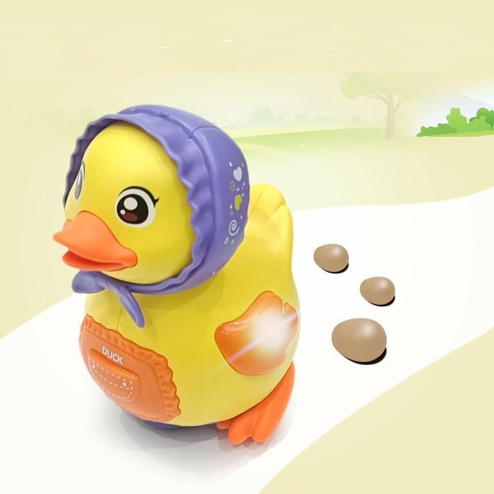 360-Degree Egg Laying Duck Toy With Light & Sound (1-3 Years)