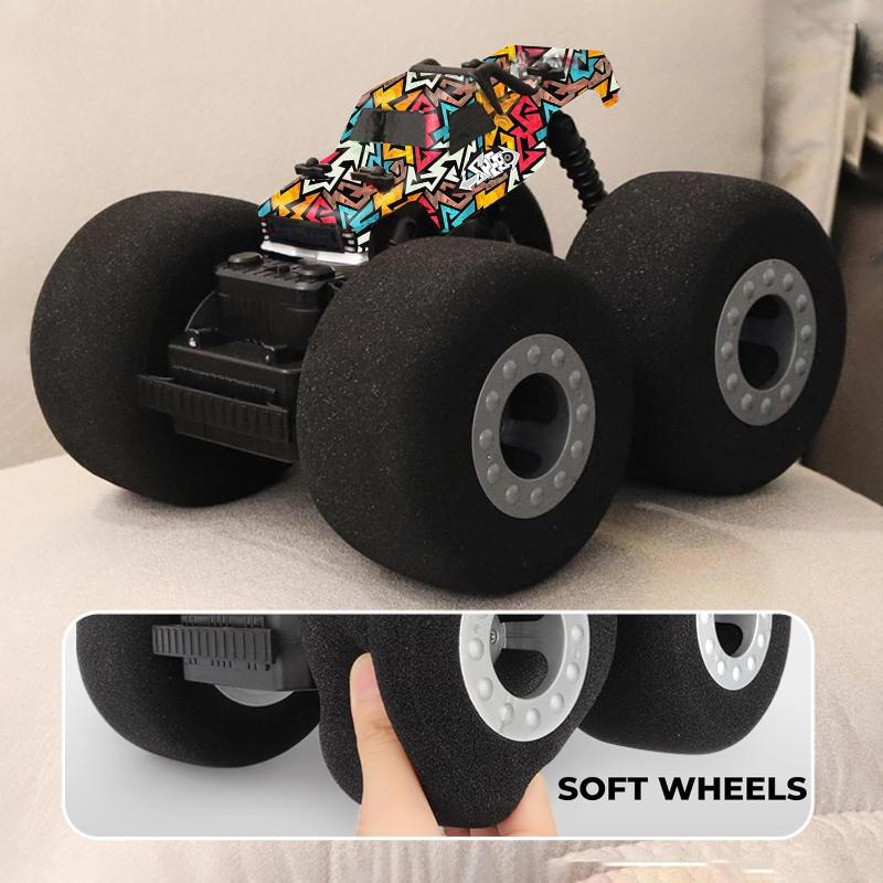 Diecast RC Soft Wheel Stunt Car | 1:14 Scale Model