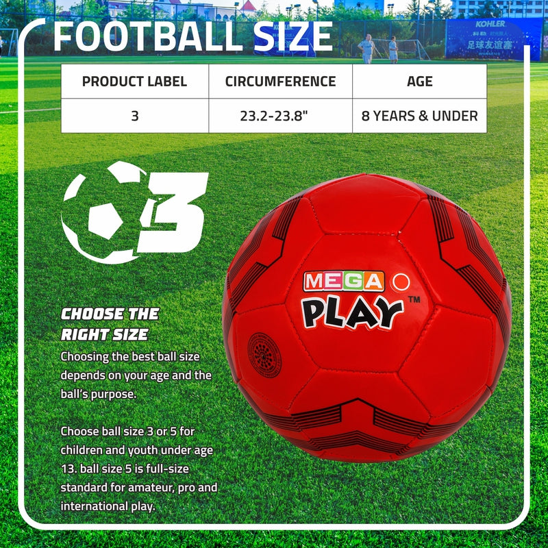 Football (Size 3) - Assorted Colours