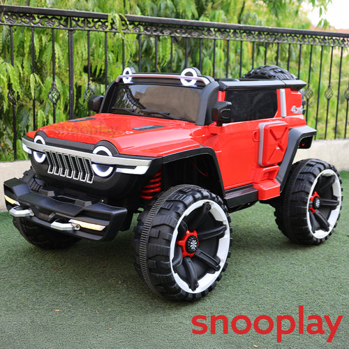 Parental & Self Control | Battery 4x4 Ride-On Jeep | Bluetooth Connectivity, Honk, Music & Light (1.5-8 Years)