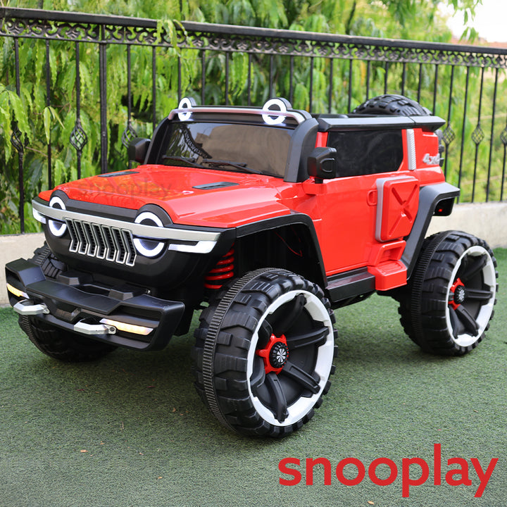 Parental & Self Control | Battery 4x4 Ride-On Jeep | Bluetooth Connectivity, Honk, Music & Light (1.5-8 Years)