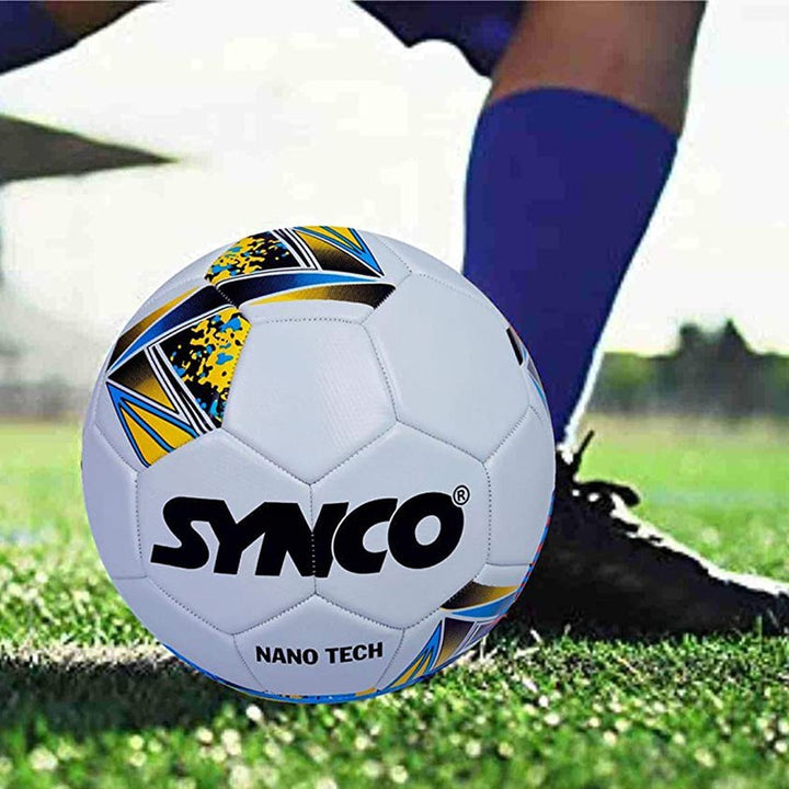 World Cup NANOTECH PVC Football/Soccer Ball Size-5 (White)