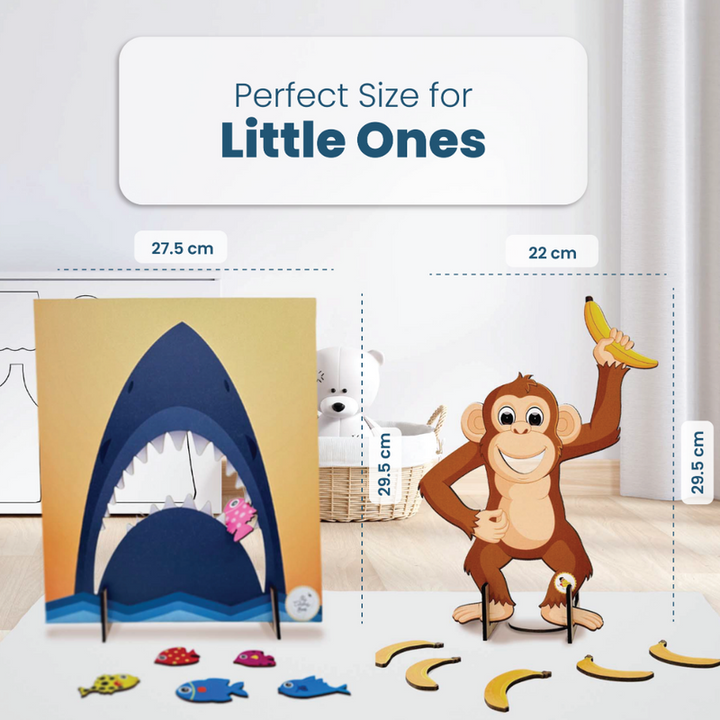 Feed the Monkey Game for Kids