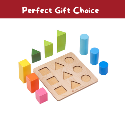 Shape Sorting Wooden Puzzle Toy