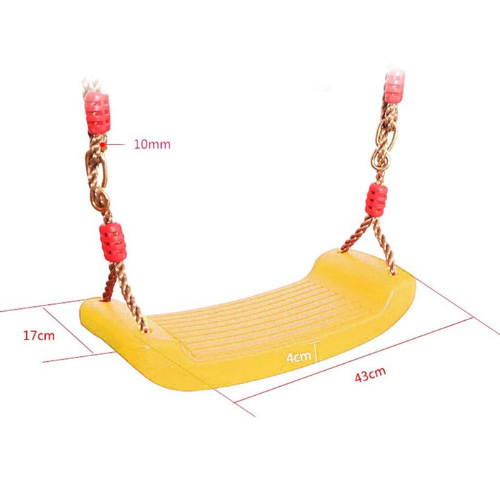 Kids Plastic Swing Seat With Height Adjustable Rope (3-8 Years)