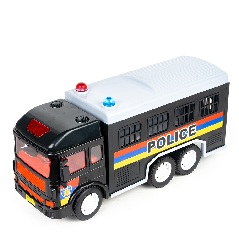 Friction Powered Realistic Police Van Toy