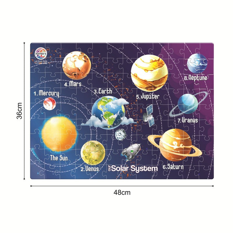 Ratnas Solar system Theme Jigsaw Puzzle - 99 Pieces (5-6 Years)