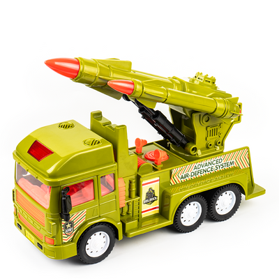 Friction Powered Realistic Missile Launcher Truck Toy