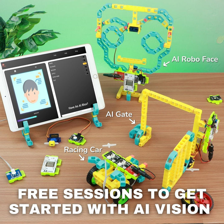 Robotics with AI kit || DIY STEM Projects with AI-based applications  || Plug & Fit Modular Electronics Circuits || Arduino Compatible