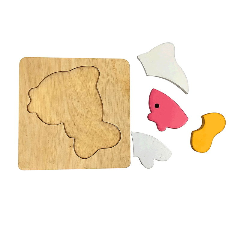 Wooden Fish Puzzle Toy Game