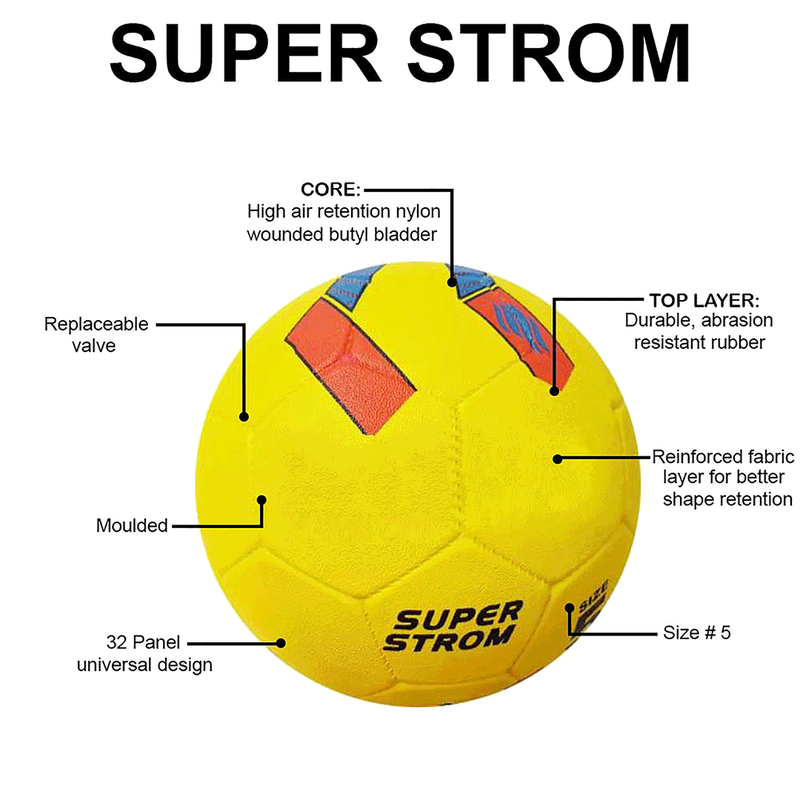 Superstorm Football Size-5 (Yellow)