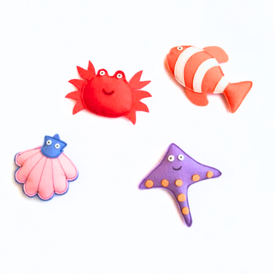 Sea Animal Toys (Set of 12)