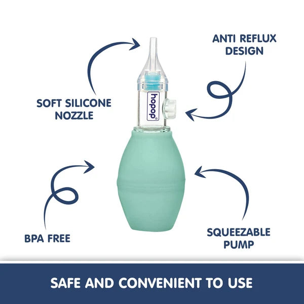 Hopop Anti-Reflux Baby Nose Cleaner | Gentle & Safe Nasal Aspirator
