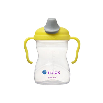 Soft Spout Cup 240ml Lemon Yellow Grey