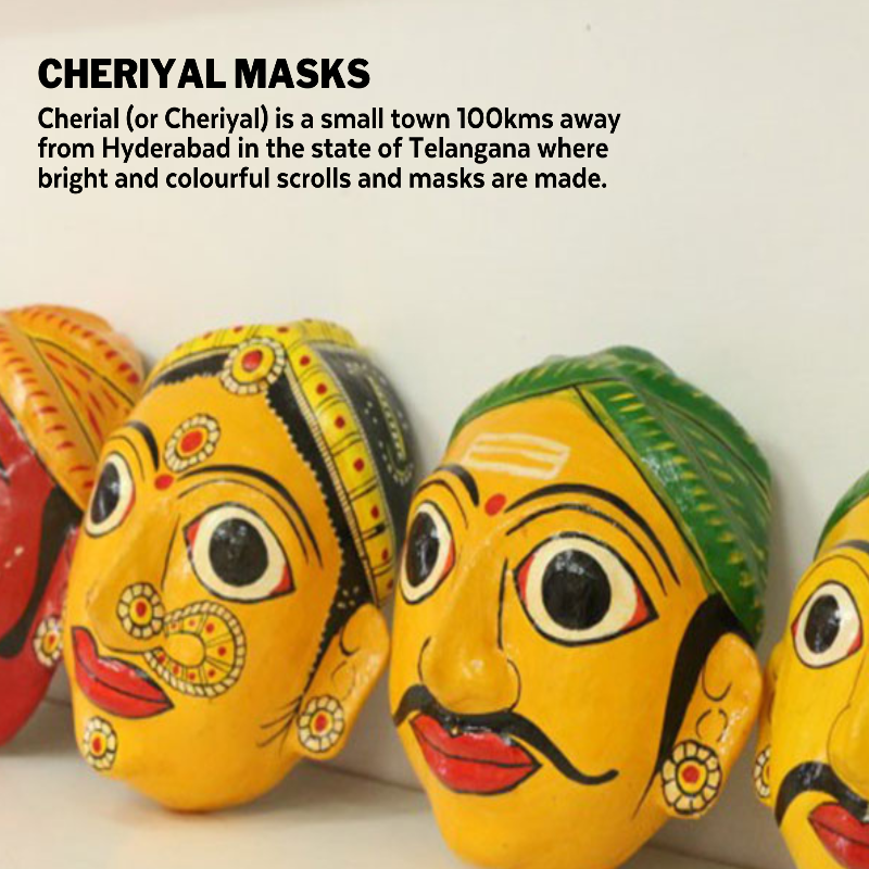 DIY Cheriyal Mask Kit