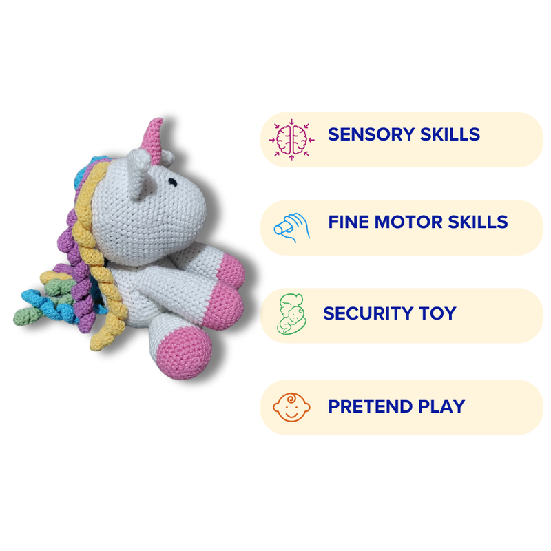 Uran Unicorn Crochet Soft Toy