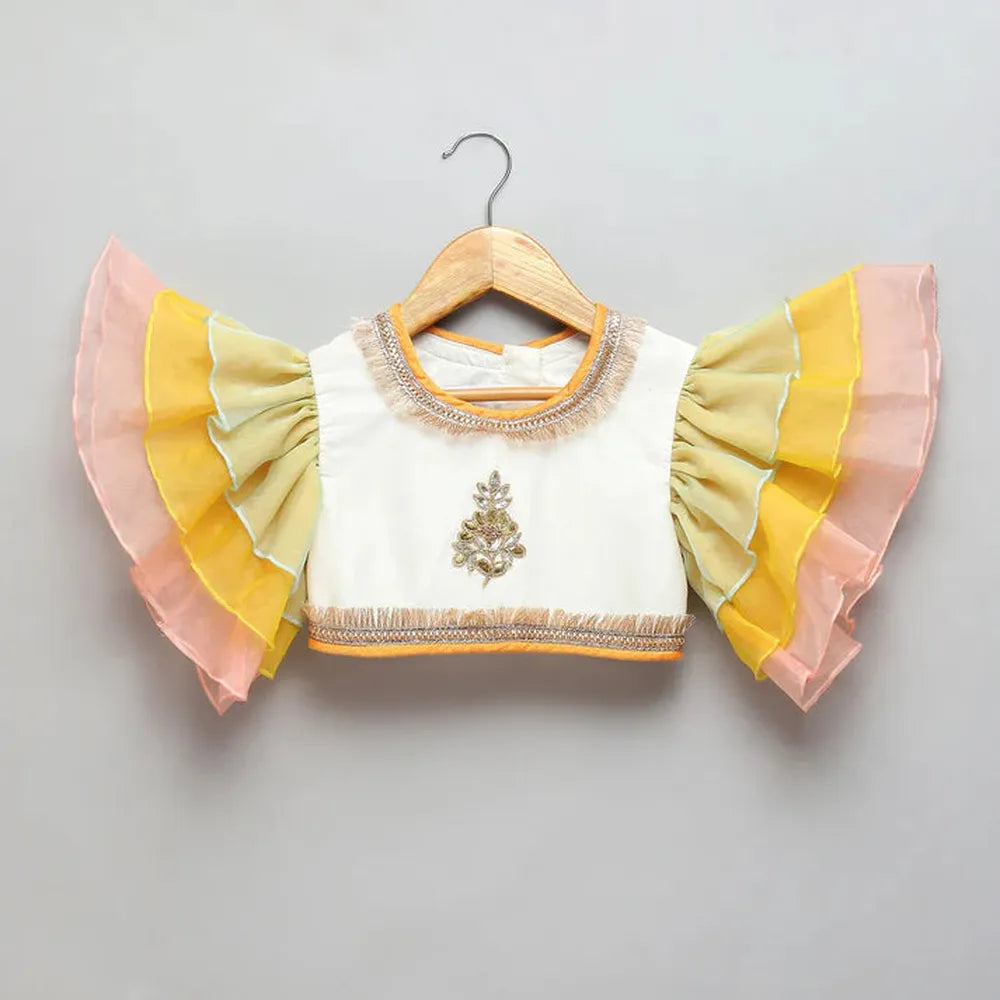 The Little Tales Pastel Multi Colors Lehnga Set