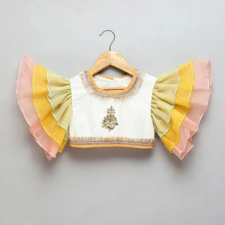 The Little Tales Pastel Multi Colors Lehnga Set