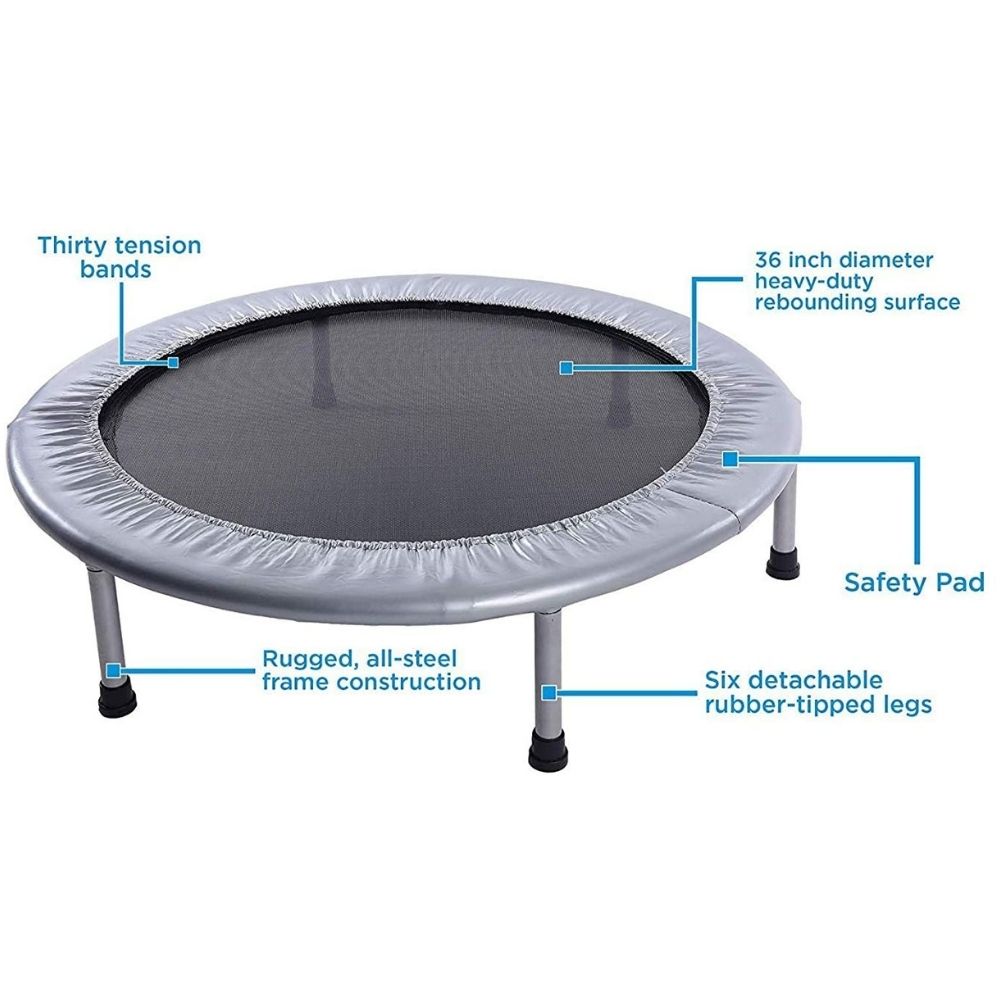 Portable Trampoline with Safety Pad