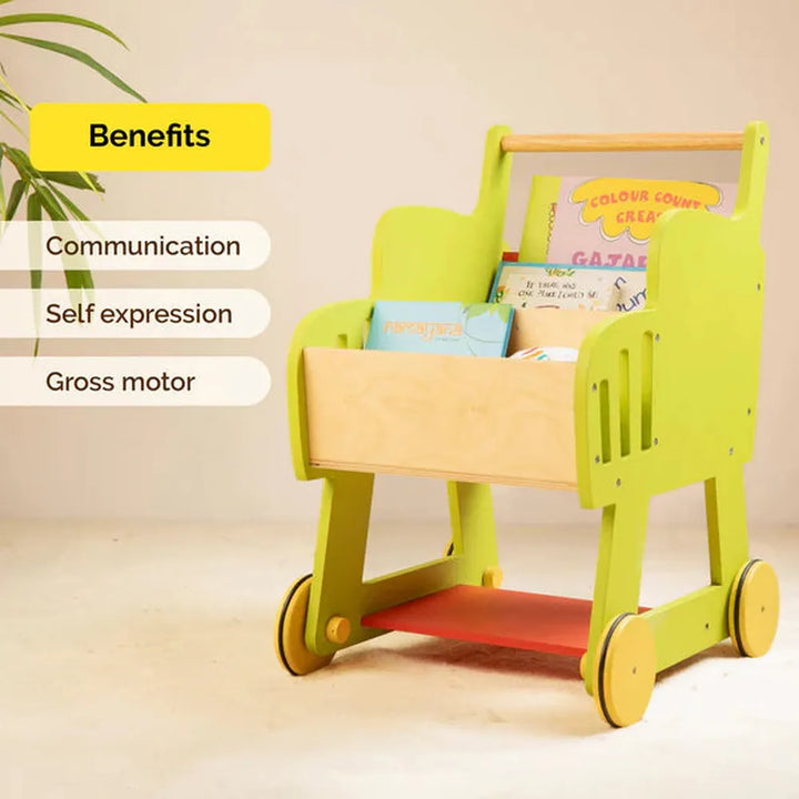 Shumee Wooden Shopping Push Cart (2-5 Years)