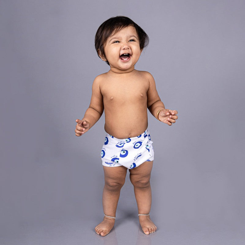 Snug Potty Training Pull-up Pants Kids 100% Cotton (Size 1, Fits 1-2 years) - Pack of 9 - Playtime Trio