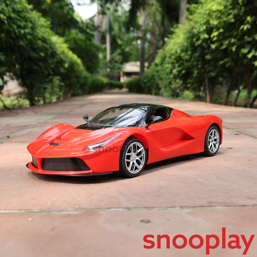 Remote Control Resembling LaFerrari Car with Light, Sound, Openable Parts & 5 Channel Racing (5-14 Years)