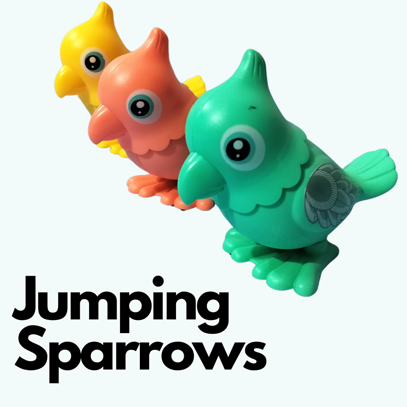 Jumping Birds (Pack Of 3)