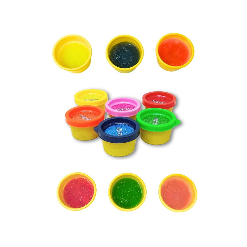 Pack of 6 Magic Slime - Glitter Fun, 25g (3-8 Years)