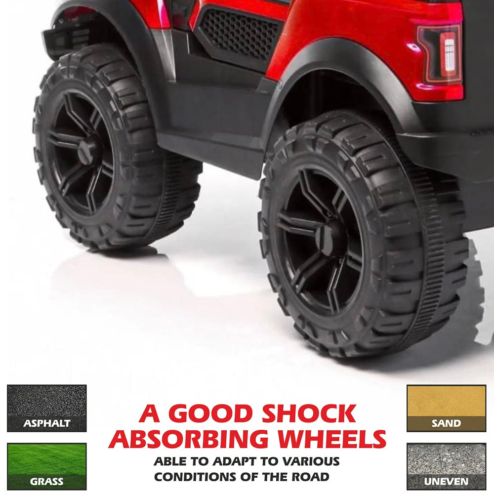Ride-on B8 Battery Operated Jeep Rider (Red) | COD not Available
