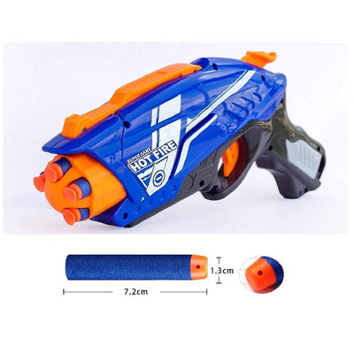 Hot Fire Soft Blasters Blaze Storm Bullet Blaster with 10  Foam Bullets