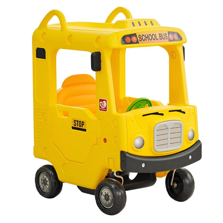 YAYA Bus Roof Top Car Ride On with Lights & Music (1.5-8 Years)