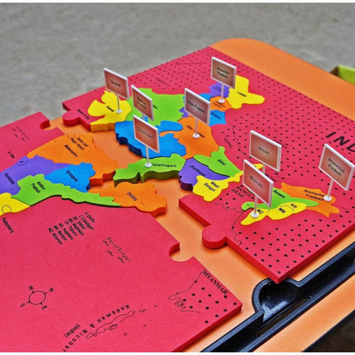 Muren Indian States Puzzles with Flags (6-10 Years)