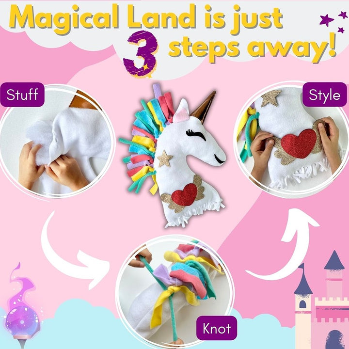 Make your Own Unicorn Pillow (DIY Easy To Make Activity Kit)