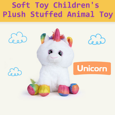 My First Magical Creature Unicorn Soft Toy for Kids | Adorable Stuffed Animal Plush Toy (25 cm)