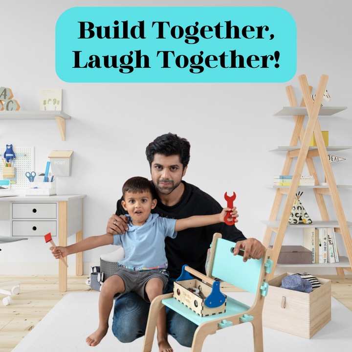 Wooden DIY Build A Chair Tool Set | STEM Learning Building & Constructive Play Assembly Toy