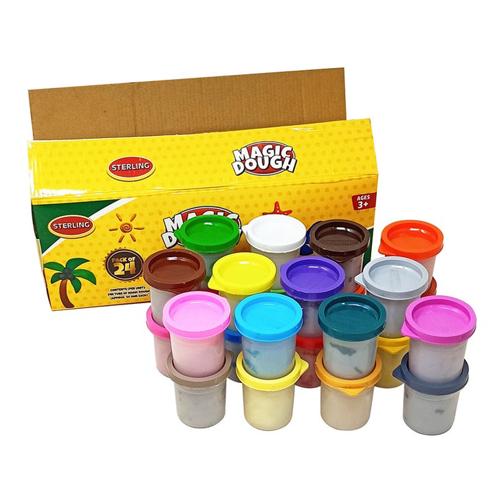 Set of 24 Magic Dough - 50gm | Assorted Play Dough Set (2-8 Years)