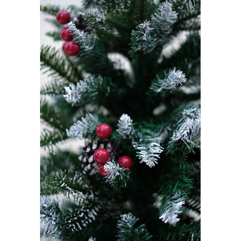 Northlight Christmas Tree With Frosting, Pinecones And Cherries (4 Feet) | Cod Not Available